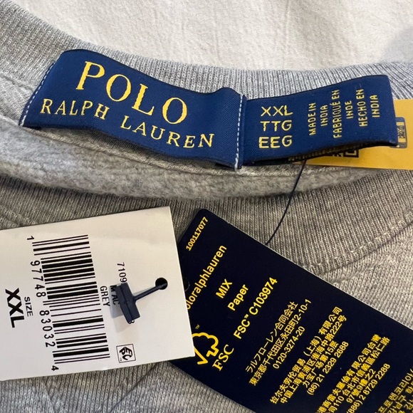 Polo Bear Ralph Lauren Fleece Sweatshirt - Picture 4 of 5